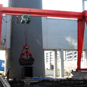 MHZ型電動(dòng)葫蘆抓斗門式起重機(jī)