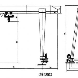MH型電動(dòng)葫蘆門式起重機(jī)(箱式)